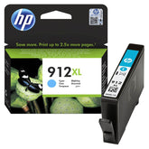 HP 912XL Cyan Original High Capacity Ink Cartridge (3YL81AE)